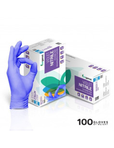 Nitrile gloves purple-blue 100 pcs