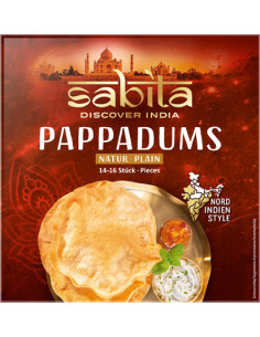 Pappadums natural 200g