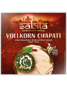 Chapati tortilje od cjelovitog zrna 25 cm