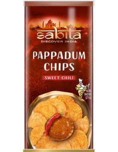 Pappadum chips sweet chili 60g