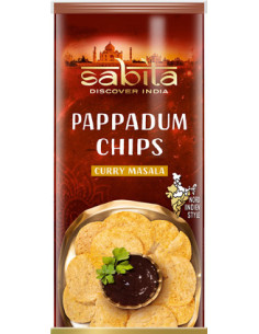 Pappadum čips Curry Masala 60g