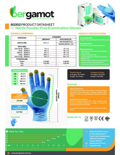 Nitrile gloves dark blue without powder 3.5g 100 pcs 2