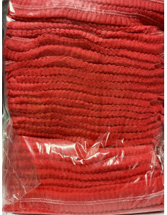 Hair net (cap) - white, blue, pink, black, yellow or red 100 pieces 2