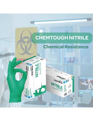 Powder-free nitrile gloves green 6g 100 pcs -...