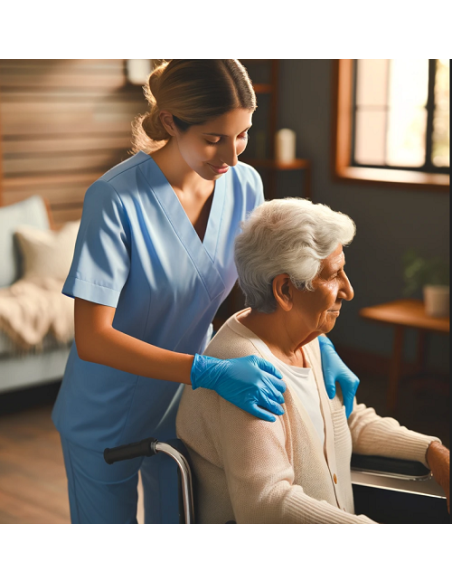 Zaščitne rokavice iz nitrila modre brez pudra 5 g - 100 kom