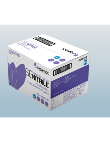 Nitrile gloves purple-blue 100 pcs