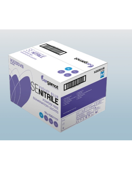 Nitrile gloves purple-blue 100 pcs