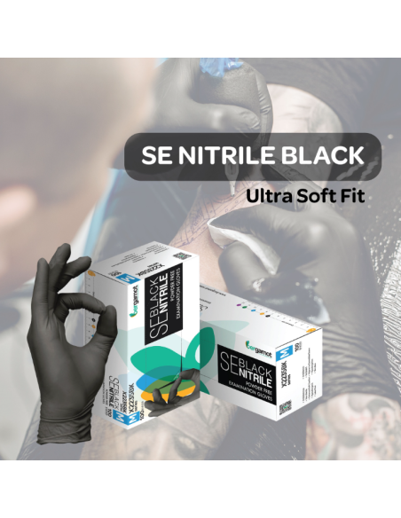 Nitrilne rukavice crne 100 kom - 5 g