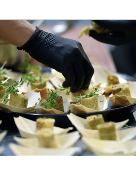 Nitrile gloves black 100 pcs - 5 g