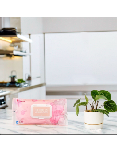 copy of Nitrile gloves pink without powder 100 pcs