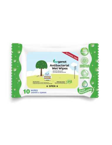 Antibakterijske hidratantne maramice Bergamot -...