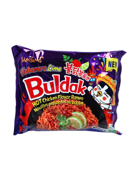 Buldak - Rezanci Ramen z okusom pekočega piščanca Habanero Lime