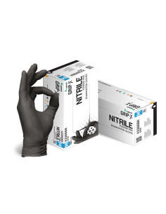 Nitrile gloves X-GRIP black 50 pcs