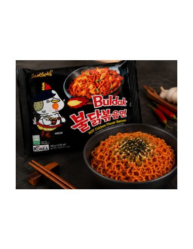 Buldak - Rezanci Ramen z okusom pekočega...