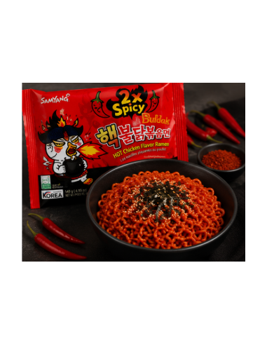 Buldak - Rezanci Ramen z okusom pekočega...