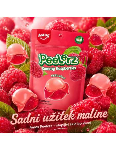 copy of Amos Peelerz olupljivi žele bonboni z okusom manga, 65 g