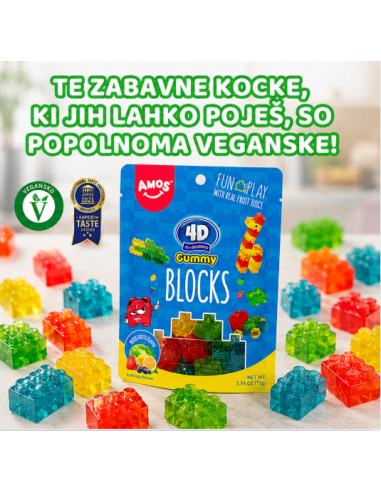 Amos Peelerz olupljivi žele bonboni z okusom...