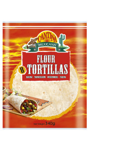 CM TORTILJE – PŠENIČNE 8, 340g (PREMER 20,3cm)